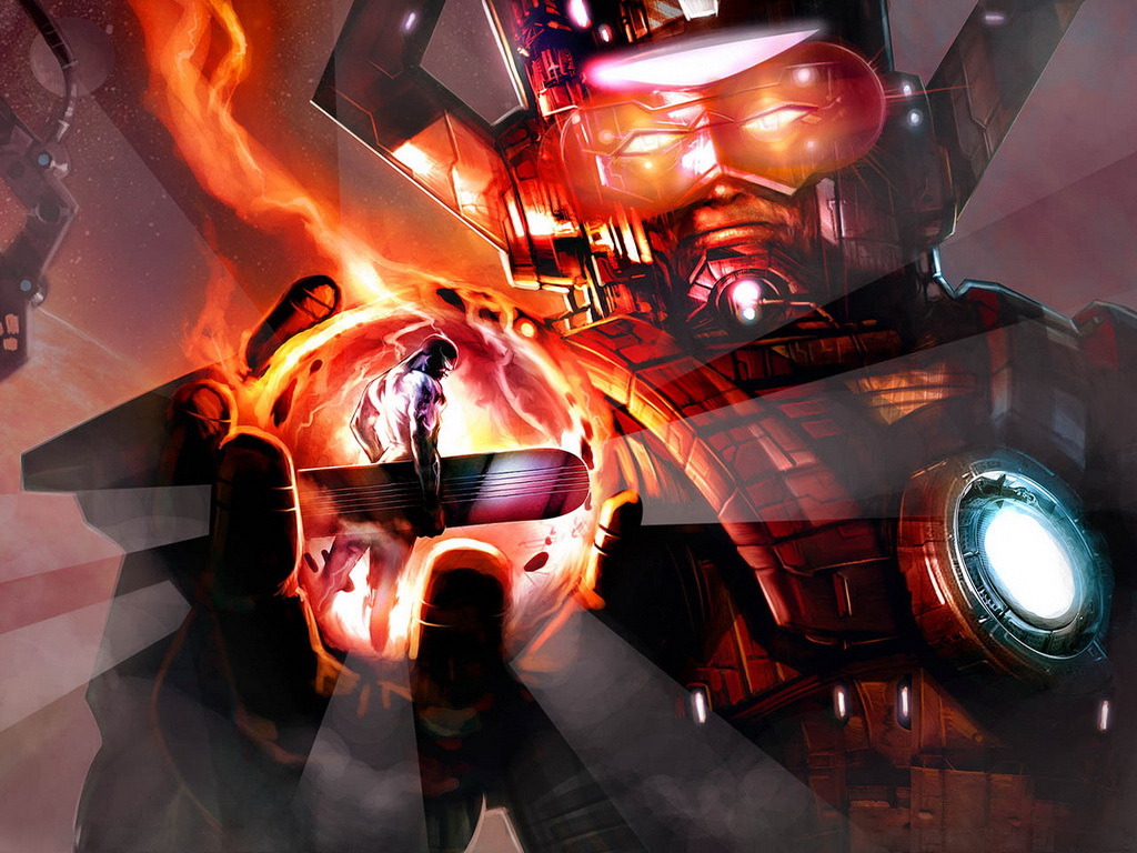 comic MARV Galactus Silversurfer 